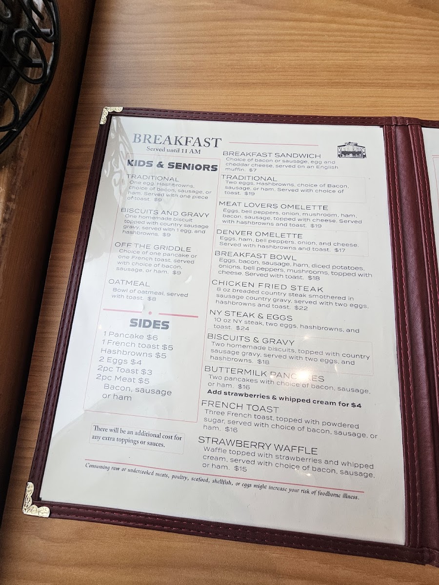 Warmhouse Restaurant Menu - Image 3