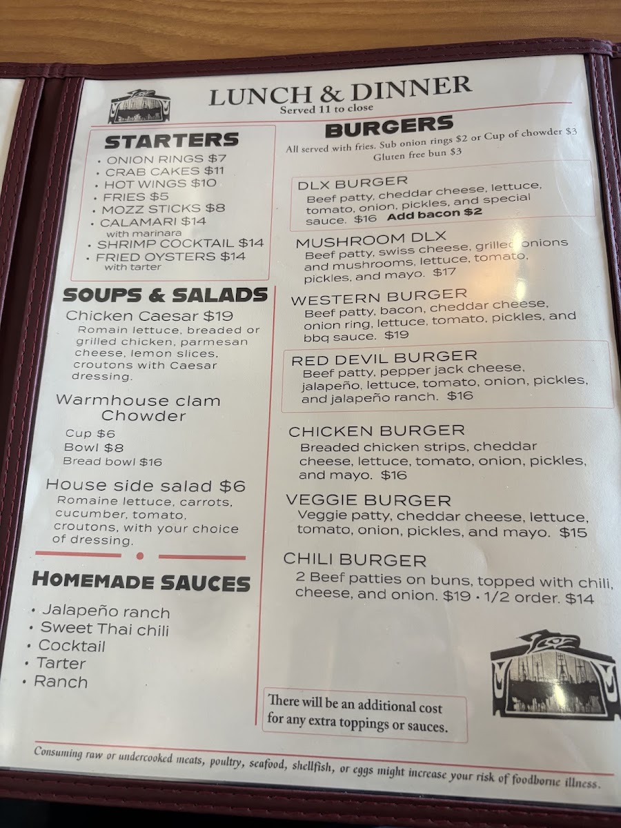 Warmhouse Restaurant Menu - Image 6